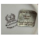 Lenox Pierced Heart Vase