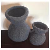 Two Wonderful Wool Vases