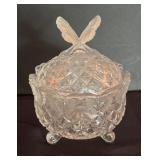 Vintage Hofbauer Crystal Bohemian Candy Dish