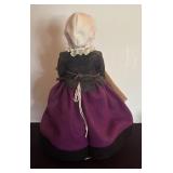 "Sarah Morton" Silhouette  Spindle Collection Doll from Silhouette Farm Made and Signed by Mary C. Michaud