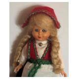 Two Norwegian Bunad Dolls