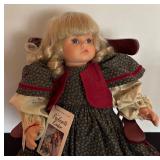 Rackewitz Kinder Doll with Chair