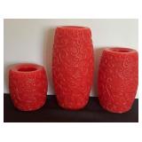 Trio of Pretty Flameless Candles
