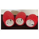 Trio of Pretty Flameless Candles