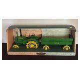 John Deere 1931 "GP" Standard Tractor and Flare Box Wagon Set