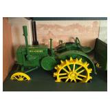 John Deere 1931 "GP" Standard Tractor and Flare Box Wagon Set