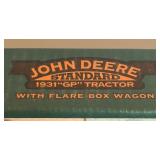 John Deere 1931 "GP" Standard Tractor and Flare Box Wagon Set