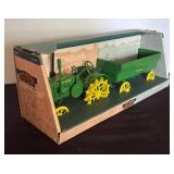 John Deere 1931 "GP" Standard Tractor and Flare Box Wagon Set