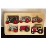 Ertl International Harvester Historical Toy Tractor Set with Tractors from 1910-1975