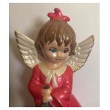 Vintage Ceramic Christmas Angel Decor