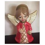 Vintage Ceramic Christmas Angel Decor