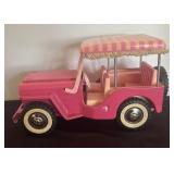 Vintage Tonka Pink Jeep Surrey