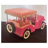 Vintage Tonka Pink Jeep Surrey