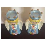 Pair of Beautiful Ceramic Angel Figurines
