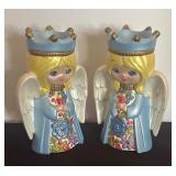 Pair of Beautiful Ceramic Angel Figurines