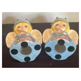 Pair of Beautiful Ceramic Angel Figurines