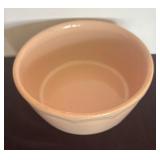 Vintage Hall Pink Pottery Art Deco Serving Bowl