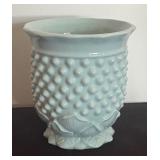 Beautiful Pale Blue Fenton Hobnail Vase