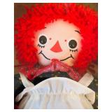 Commemorative Set of Raggedy Ann and Andy dolls 75th/80th Anniversary Edition by Hasbro