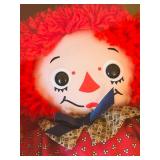 Commemorative Set of Raggedy Ann and Andy dolls 75th/80th Anniversary Edition by Hasbro