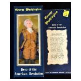 George Washington "Hero of the American Revolution" Action Figure and Benjamin Franklin