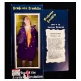 George Washington "Hero of the American Revolution" Action Figure and Benjamin Franklin