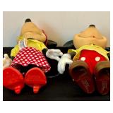 Vintage Mickey and Minnie Mouse Figures,Walt Disney Productions