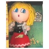 Vintage 1967 Whitman PeePul Pals Goldilocks Play-set Doll House Story Book