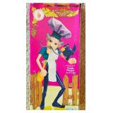 Vintage 1980s Kenner Strawberry Shortcake Purple Pieman doll with His pet Berry Bird, New in Package