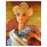 Vintage 1991 American Beauty Queen Barbie Doll by Mattel