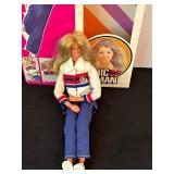 Vintage Kenner Jaime Sommers BIONIC WOMAN White Tracksuit Action Figure Doll with Original Box