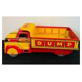 Vintage Marx Lumar Construction Co. Dump Truck