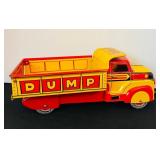 Vintage Marx Lumar Construction Co. Dump Truck