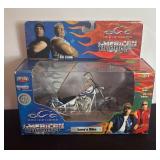 New Recell 64 Chevy Impala SS Model Car, Tonka Fire Truck, Orange County Chopper Lucys Bike, Limited Edition Schuce Polizei Car, Hot Wheels Marvel Spiderman Power Rage Car