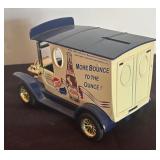 Golden Wheel Special Edition Pepsi Cola Die Cast Coin Bank and Ertl 1917 Ford Model T Delivery Mills Ford Mercury Lincoln for the Ford 100 Year Anniversary Coin Bank