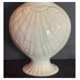 Lenox Shell Embossed Bud Vase with Gold Trim