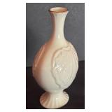 Lenox Shell Embossed Bud Vase with Gold Trim