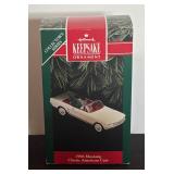 Hallmark Keepsake Ornaments including Holiday Wishes, Comet & Cupid, 1966 Mustang Classic American Cars, Santa Claus and More