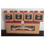 Hallmark Keepsake Five Piece Train Ornament Decor Set