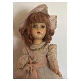 Vintage Bright Star Composition Doll