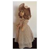 Vintage Bright Star Composition Doll