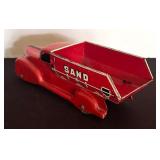 Vintage Marx Sand & Gravel Pressed Steel Dump Truck