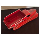 Vintage Marx Sand & Gravel Pressed Steel Dump Truck