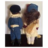 Ann and Albert Dolls by Kingsgate Doll Crafters