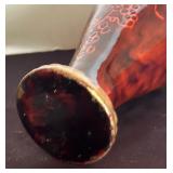 Mid Century Fat Lava Vase / Pitcher