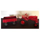 Ertl International Harvester Farmall Cud Tractor with Trailer