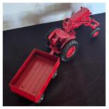 Ertl International Harvester Farmall Cud Tractor with Trailer