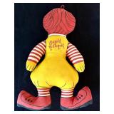 Vintage Ronald McDonald Plush Doll / Stuffed Toy