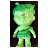Vintage Jolly Green Giant Plush Stuffed Doll and Vintage Jolly Green Giant "Little Sprout"