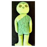 Vintage Jolly Green Giant Plush Stuffed Doll and Vintage Jolly Green Giant "Little Sprout"
